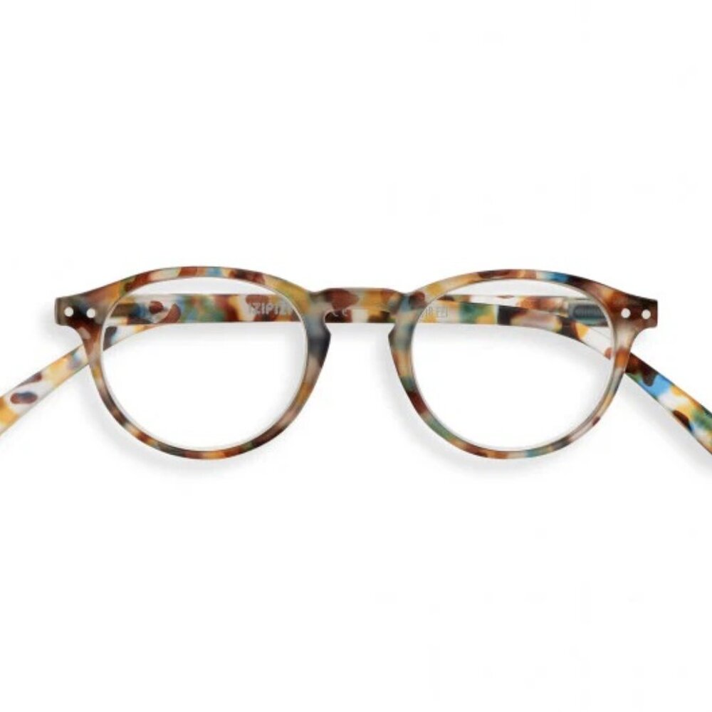 IZIPIZI Paris Unisex Reading Glasses #A +2.5 Blue Tortoise NIB